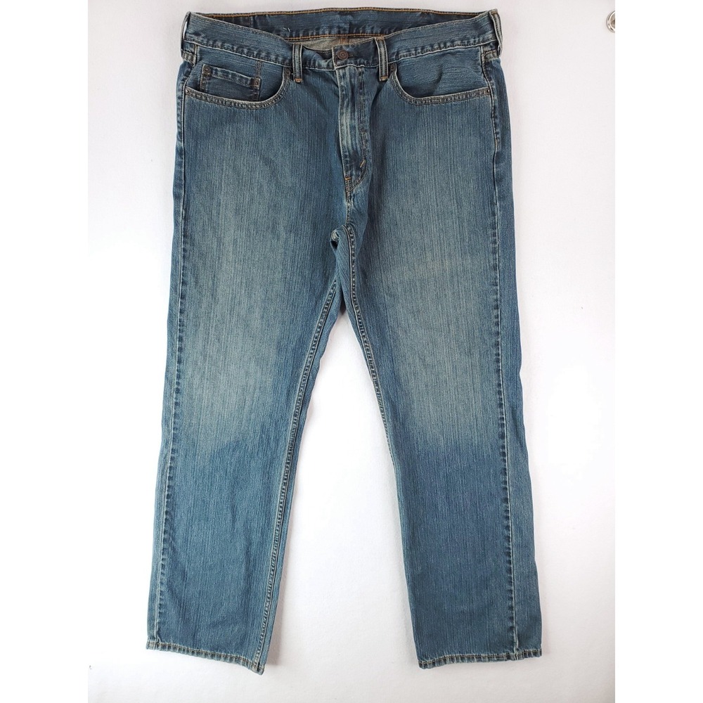 Levis 559 Jeans Mens 38x34 Blue Relaxed Straight Medium Faded Wash Denim Pants